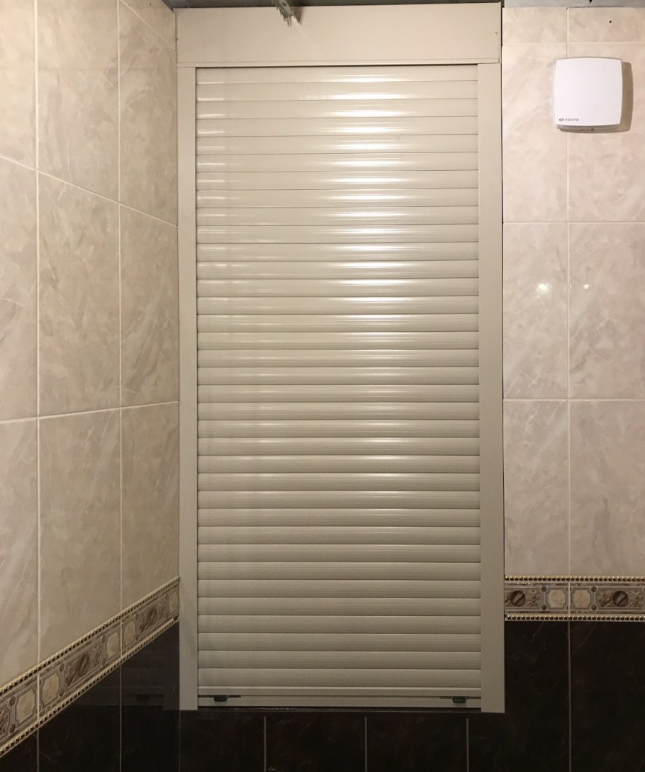 Рольставни в туалет SETROLL Pretend, 600х1120, белый