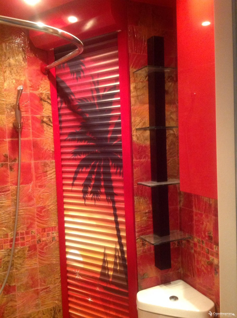 Рольставни Алютех в санузел