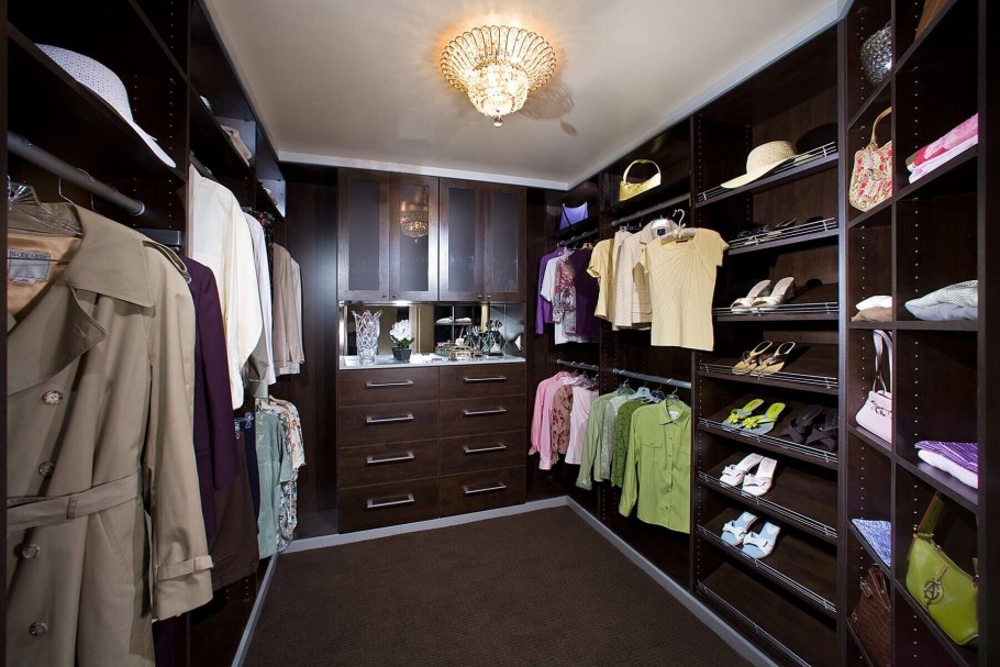 Стеллажные системы для гардеробной аристо