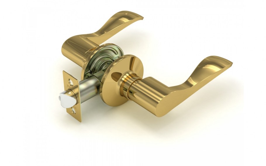 Ручка защелка 6030 AC-B фик медь