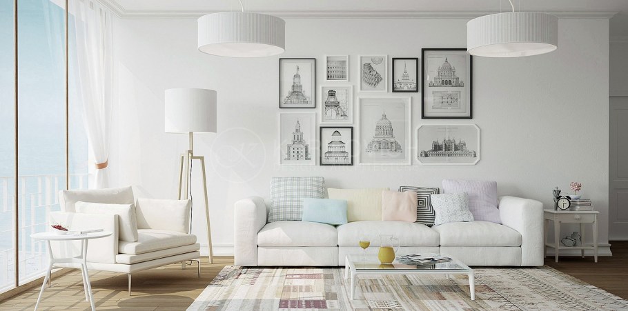 Чистый светлый интерьер