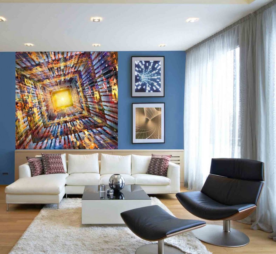 Декоративное панно в интерьере