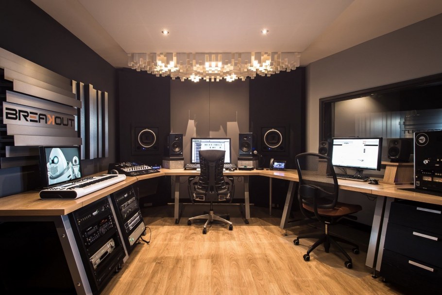 Студия звукозаписи интерьер