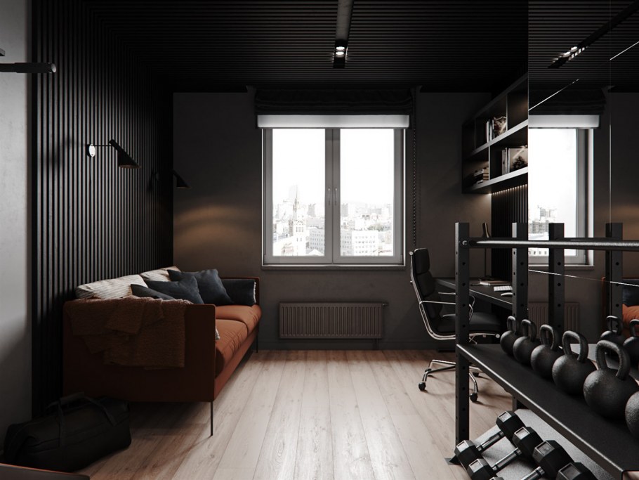 Спортивная комната в квартире