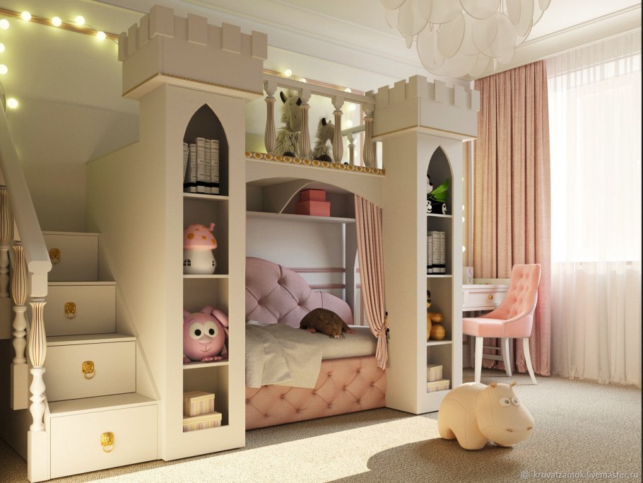 Кровать замок