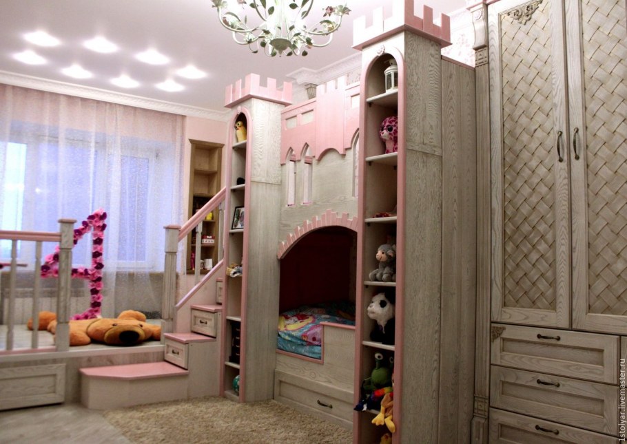 Детская кровать замок