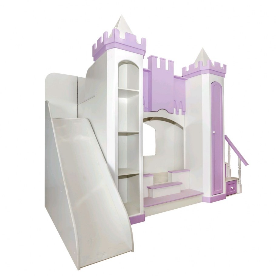 Кровать замок для девочки