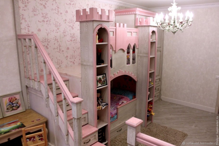 Комната для девочки замок принцессы