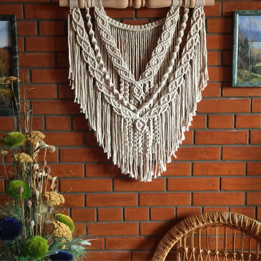 Макраме панно бохо