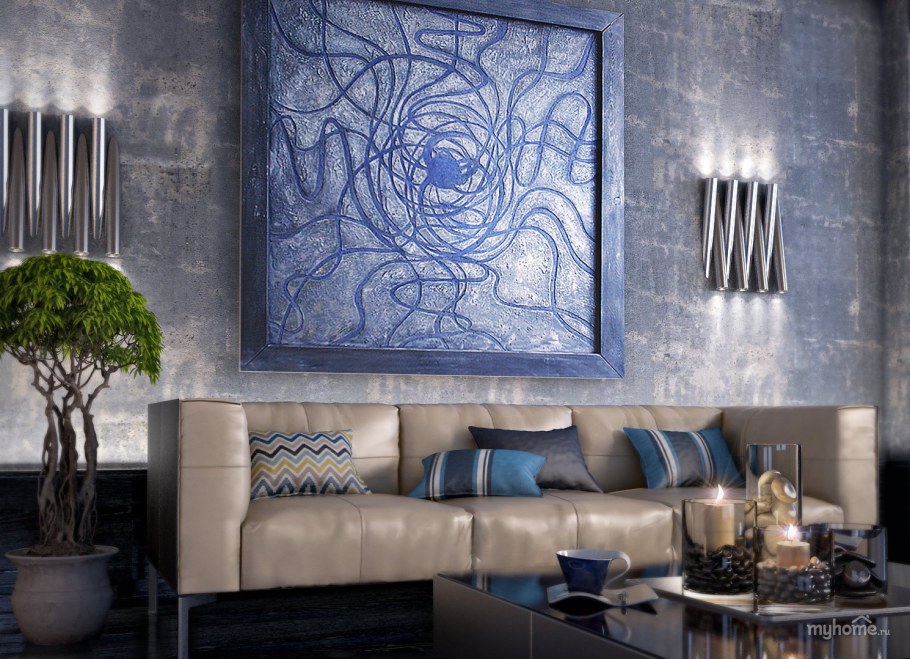 Панно в интерьере