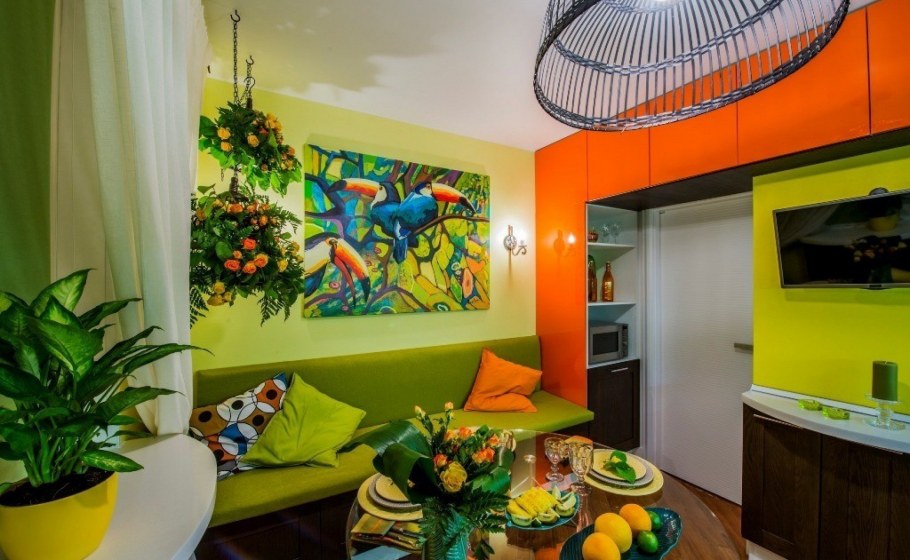 Разноцветная кухня