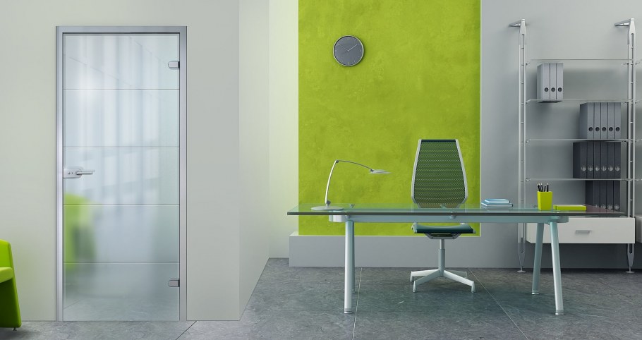 Стеклянные двери межкомнатные