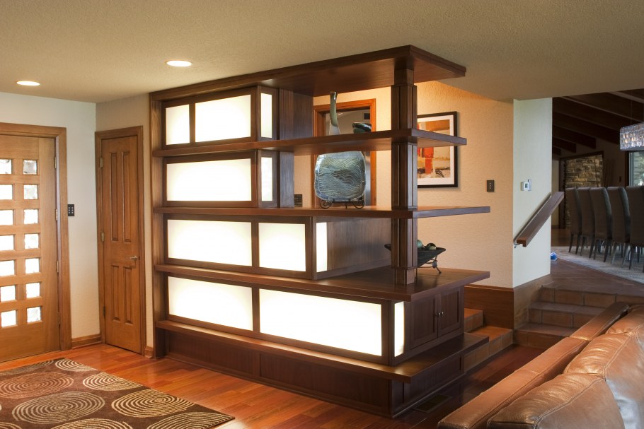 Межкомнатная перегородка стеллаж