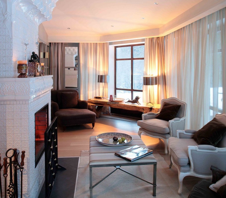 Гостиная с зоной отдыха