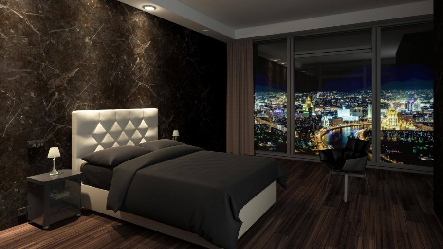 Спальня дизайн интерьера