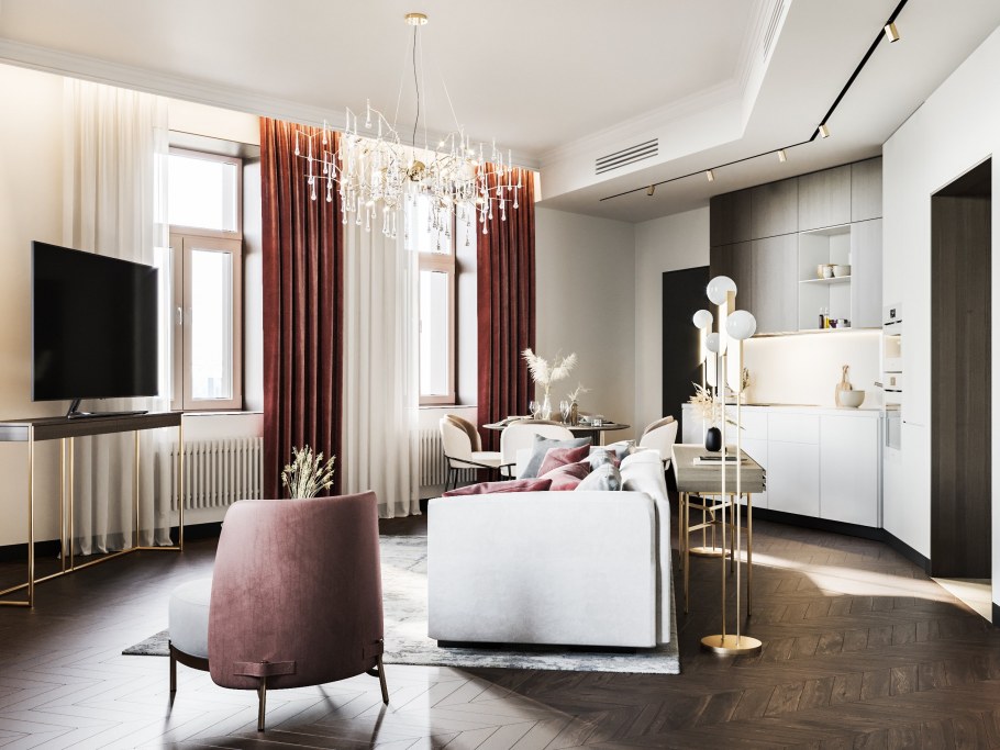 Проекты отделки квартир