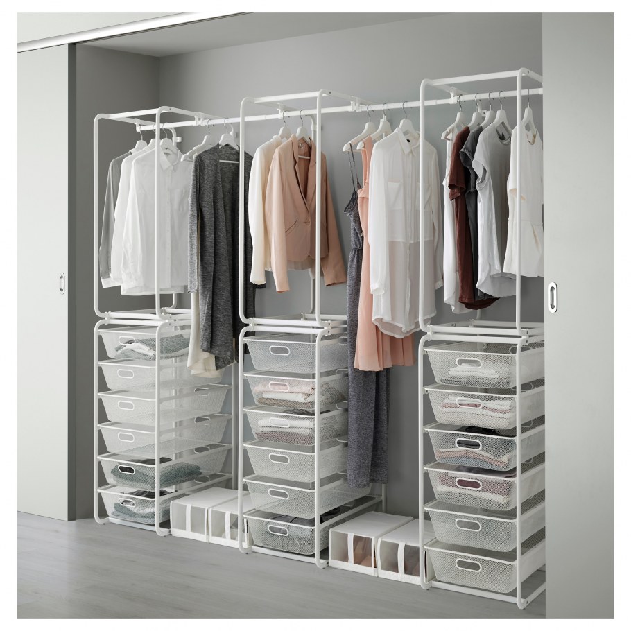 Гардеробная икеа ЭЛВАРЛИ