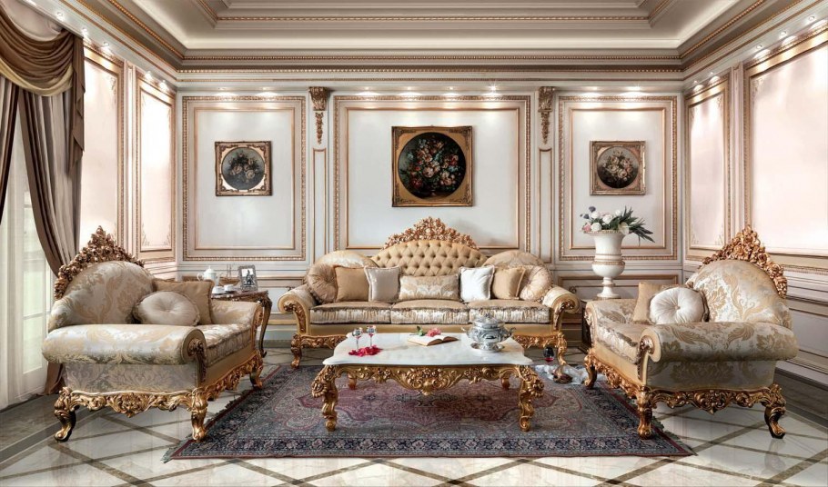 Гостиная Версаче Барокко