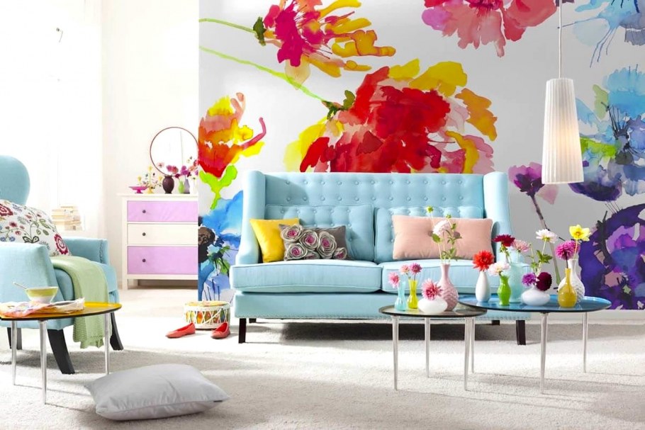 Красивые фотообои в интерьере