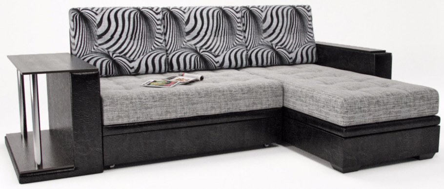 Диван угловой Виктория дарк грей Дельфин