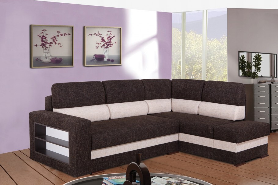 Угловой диван венге