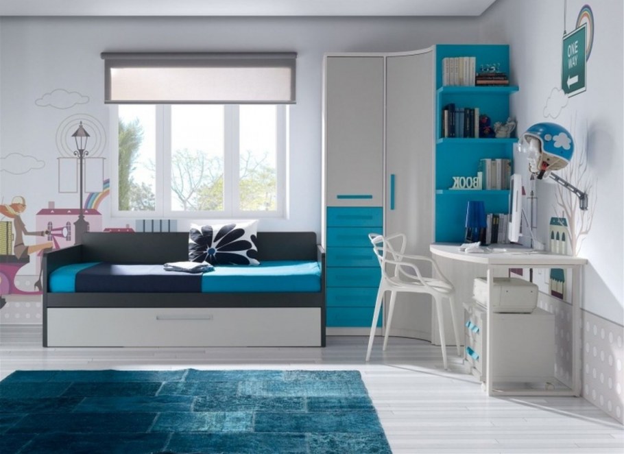 Комната в мятном цвете