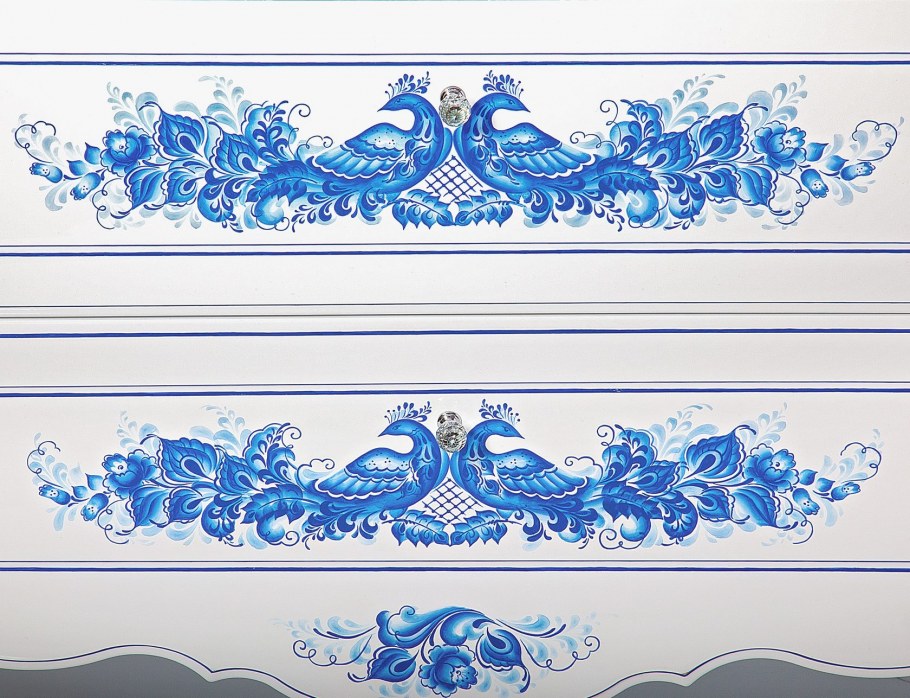 Орнаментальная стилистика Гжель