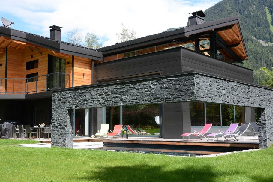 Фасад Модерн Шале