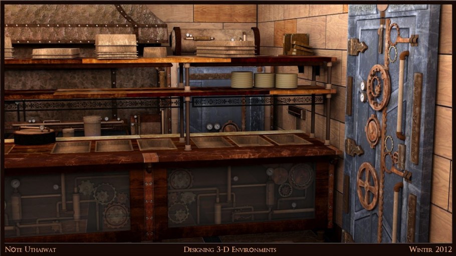 Кухня в стиле Винтаж Индастриал