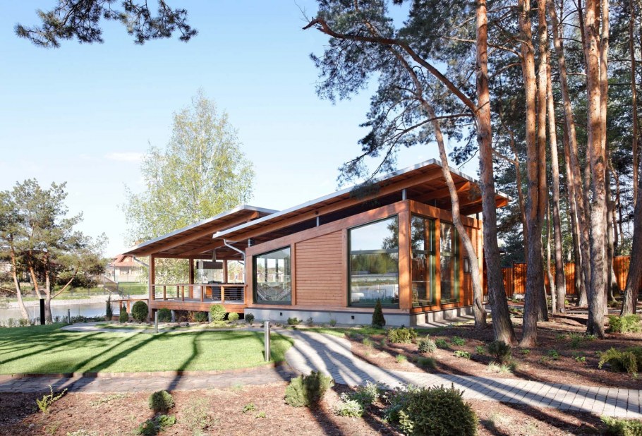 Проект дома Скандинавия из клееного бруса