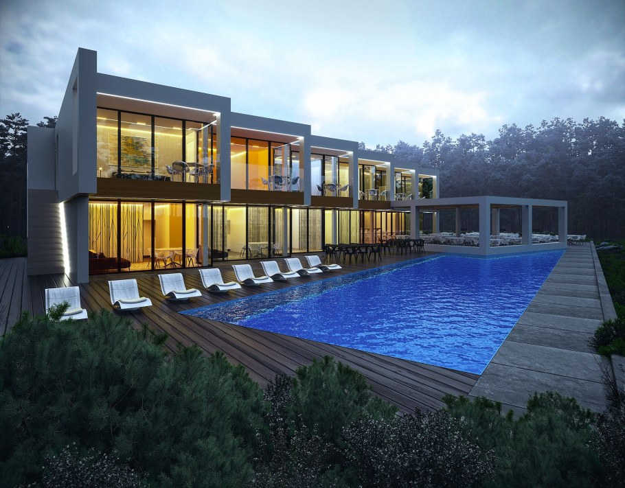 Проекты современных мини гостиниц