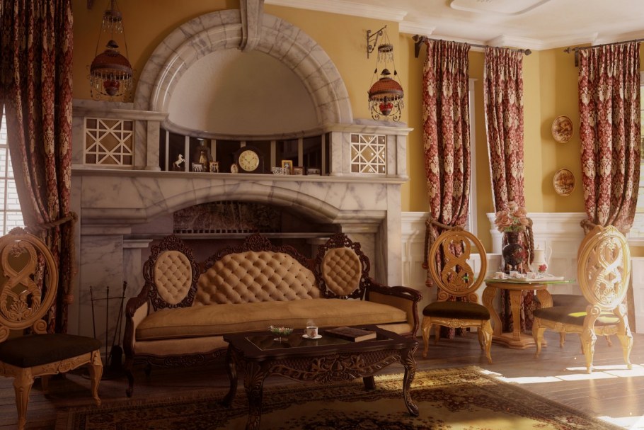 Эдвардианская эпоха интерьер