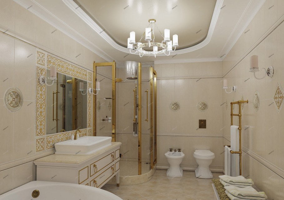 Павел Полынов ванная комната в классическом стиле