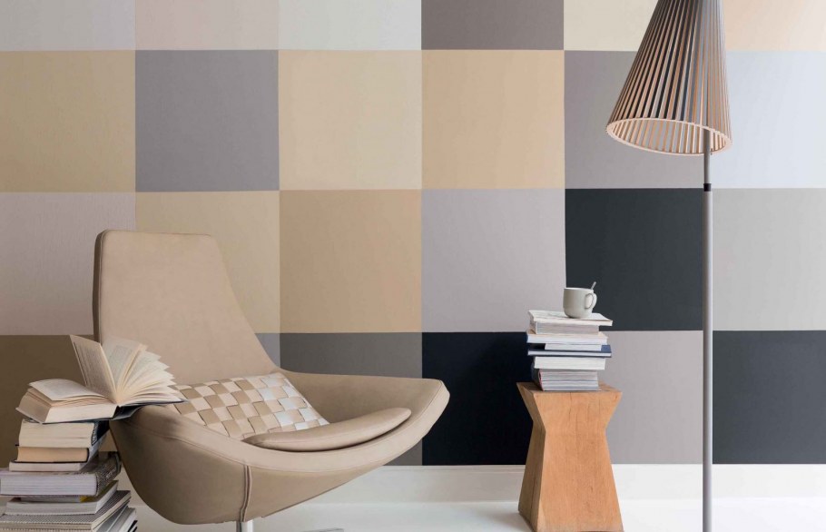 Гостиная в терракотовых тонах