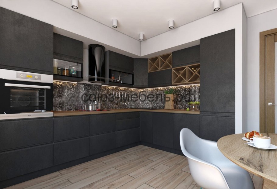 Кухня Бронкс Леко бетон