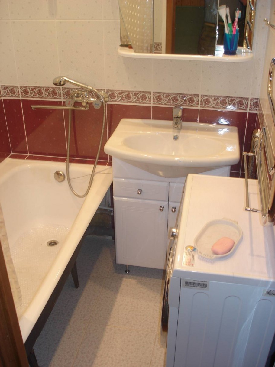 Ванная в хрущевке 2 комнатной