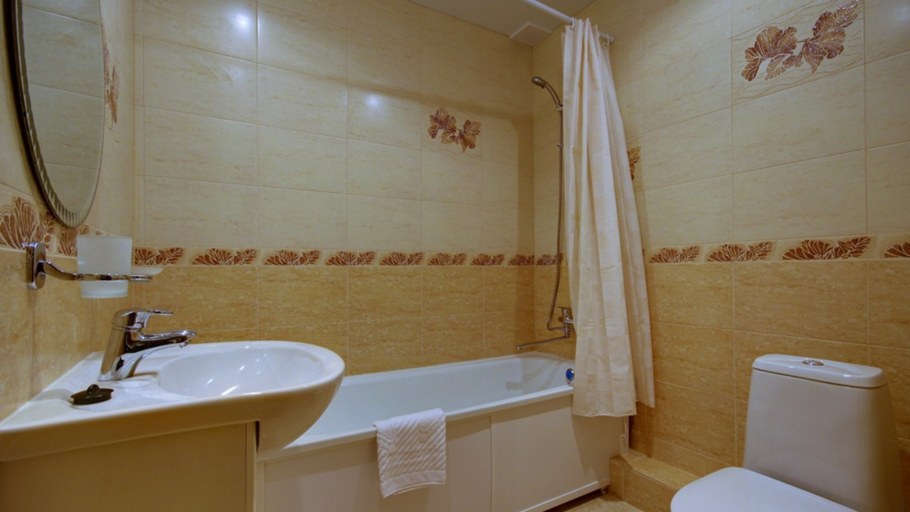 Ванная комната в русской квартире