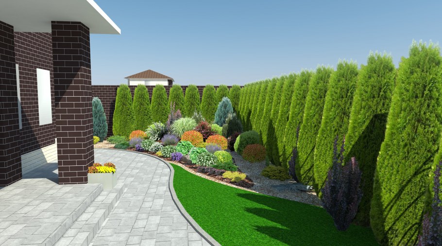 Пейзажный ландшафтный стиль