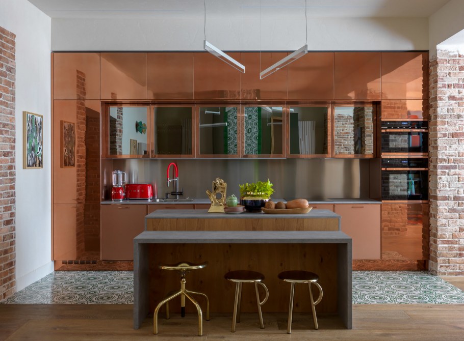 Интерьер кабинета из дерева