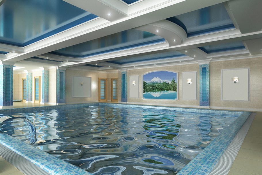 Интерьер бассейна