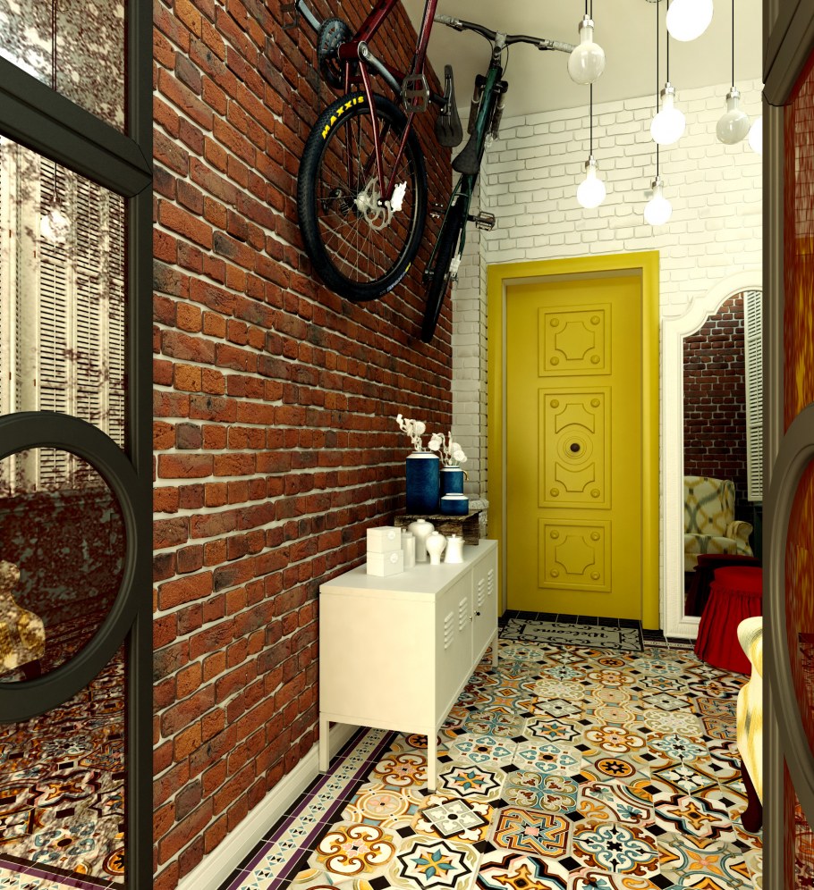 Яркая прихожая