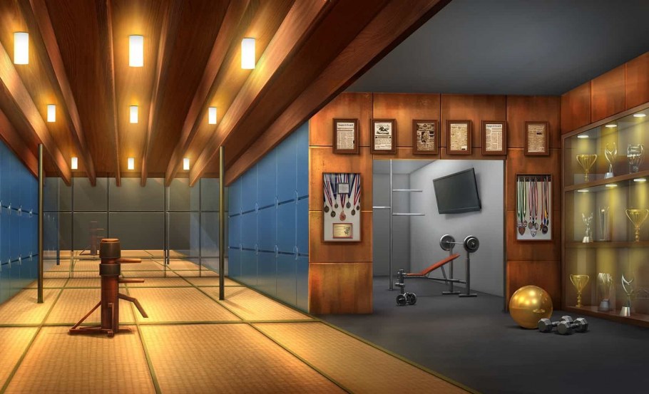 Аниме спорт зал гача лайф