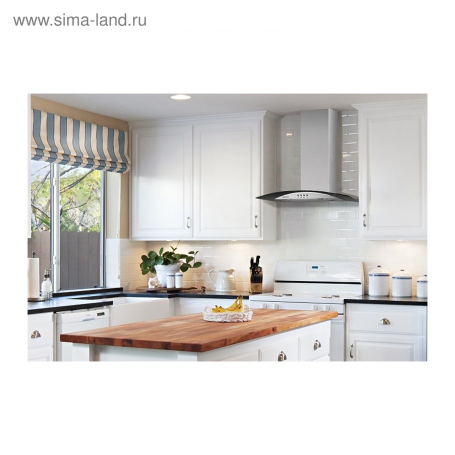 Островная вытяжка Exiteq ex-1206 White