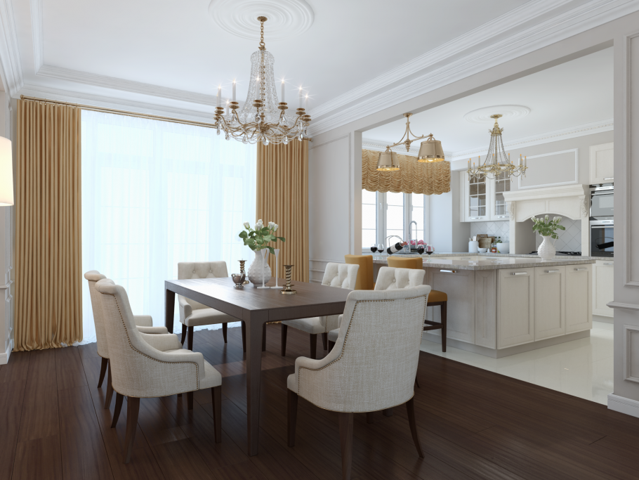 Интерьер в коттеджном поселке Кембридж