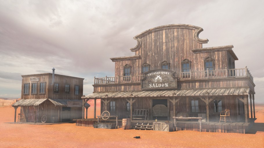 Дикий Запад Техас Салун