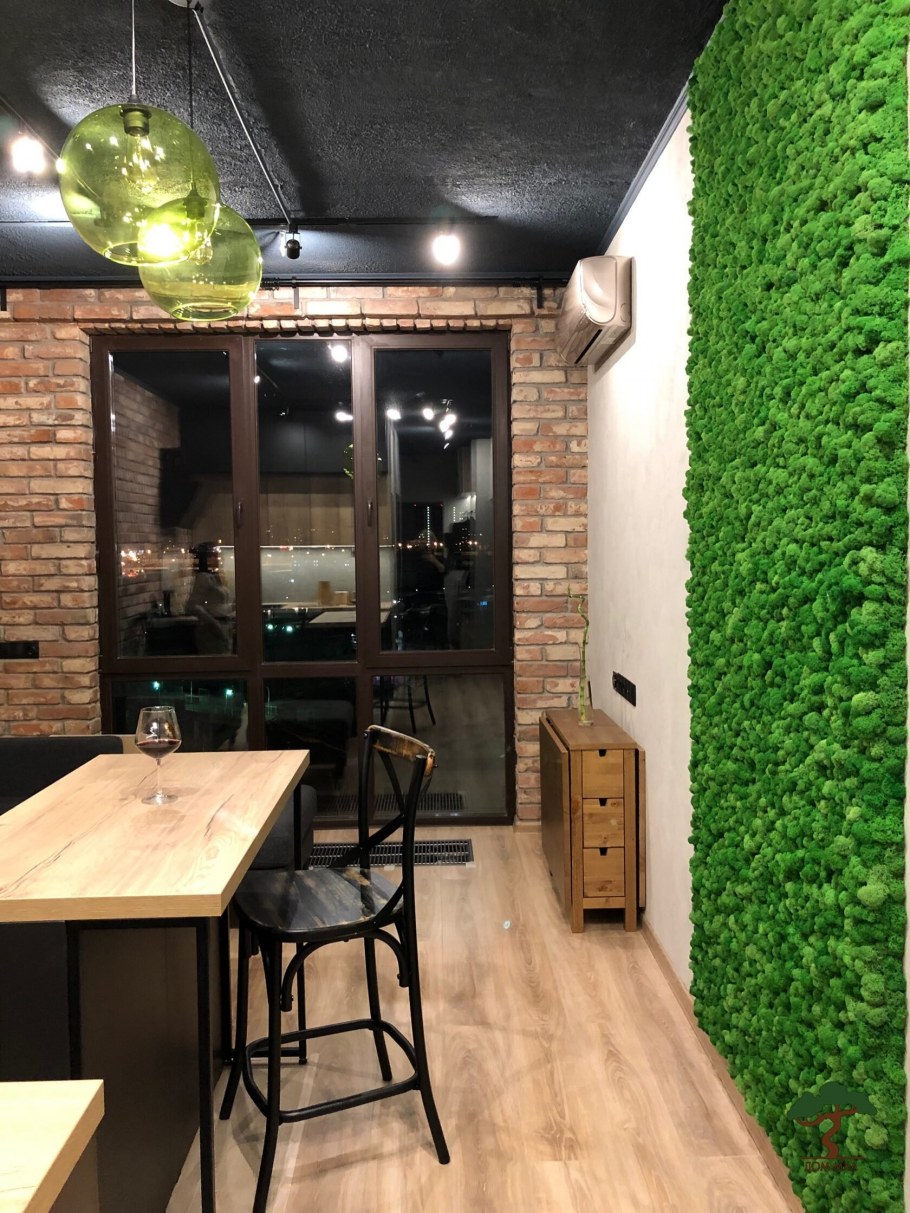 Фитостены в лофте