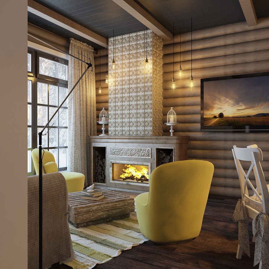 Интерьер гостевого домика