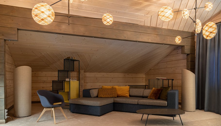 Мансарда клееный брус