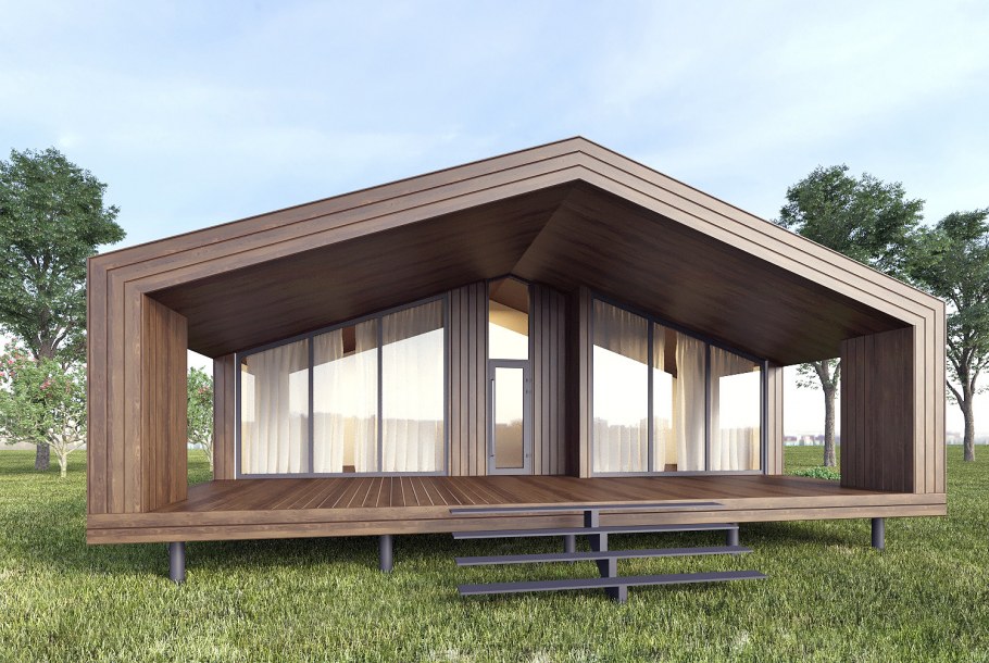 Проекты каркасных гостевых домов