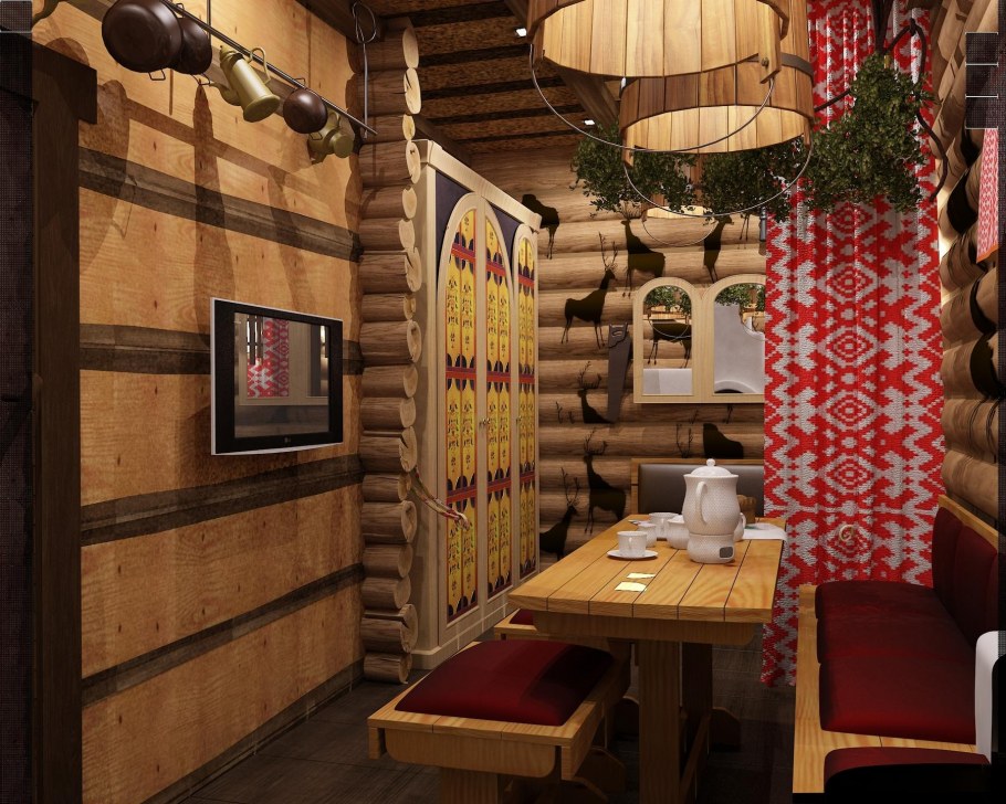 Баня в русском стиле